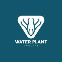 Coral Logo, Marine Plant Design Place Marine Animal, Seaweed Sea Vector