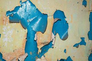Cracked and abstract grunge texture. Aged material surface backdrop. Weathered effect pattern. Old and dirty background. photo