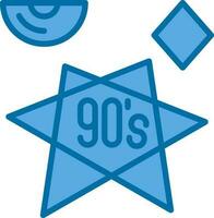 90s vector icono diseño