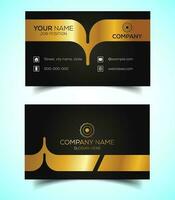 Creative and modern corporate business card template vector