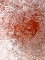 Ice cubes background, ice cube texture, ice wallpaper It makes me feel fresh and feel good. In the summer, ice and cold drinks will make us feel relaxed, Made for beverage or refreshment business. photo