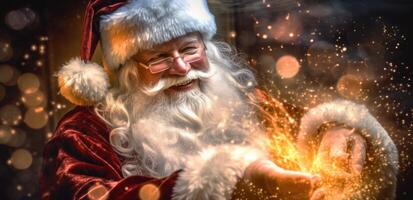 Santa Claus background. Illustration photo