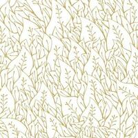 Leaf pattern. Tropical leaf Wallpaper. Seamless leaf pattern. Hand drawn leaf outline design for fabric , print, cover, banner and invitation, Vector illustration.