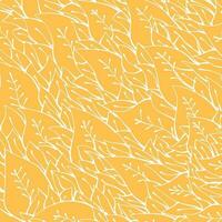 Leaf pattern. Tropical leaf Wallpaper. Seamless leaf pattern. Hand drawn leaf outline design for fabric , print, cover, banner and invitation, Vector illustration.