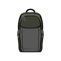 vacation photo camera backpack cartoon vector illustration