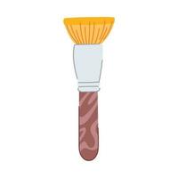 beauty cosmetic brush cartoon vector illustration