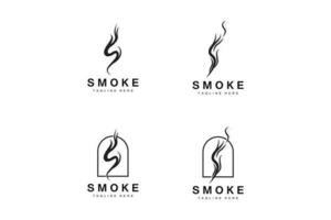 Steam Steam Logo Vector Hot Evaporating Aroma. Smell Line Illustration, Cooking Steam Icon, Steam Train, Baking, Smoking