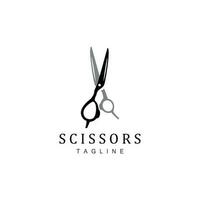 Scissors Logo, Shaver Vector, Simple Barber Shop Design, Icon, Background, Symbol, Template vector