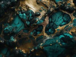 Bright fluid marble paint pattern Dynamic liquid shapes background created with technology photo