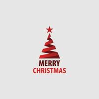 merry christmas logo vector