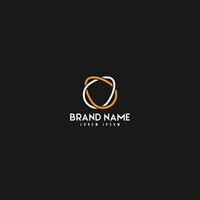 oval shape logo vector