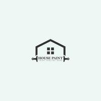 casa pintar logo vector