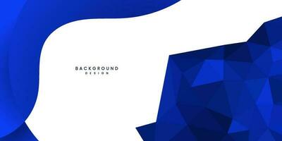 blue abstract background for business presentation vector