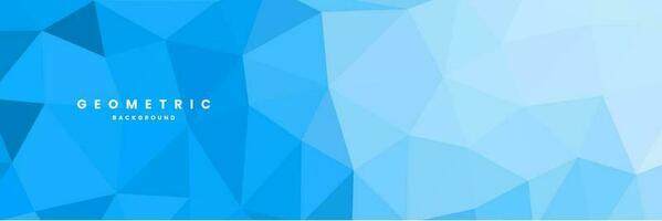 abstract blue background with triangles vector