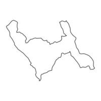 la libertad mapa, región en Perú. vector ilustración.