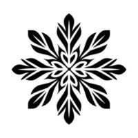 Beautiful Merry Christmas Snowflake vector