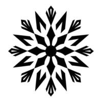 Merry Christmas Snowflake vector