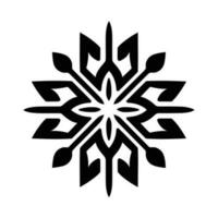 Merry Christmas Snowflake vector