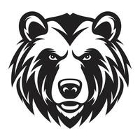 Beautiful Bear Silhouette - vector