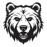 hermosa oso silueta - generativo ai vector