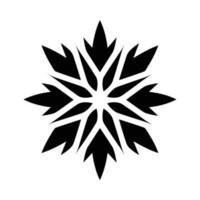 Merry Christmas Snowflake vector