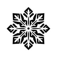 Merry Christmas Snowflake vector