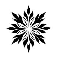 Merry Christmas Snowflake vector