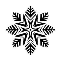 Best Christmas Snowflake vector