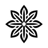 Beautiful Christmas Snowflake vector