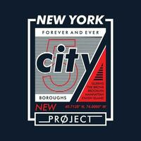 nuevo York ciudad gráfico, tipografía vector, t camisa diseño, ilustración, bueno para casual estilo vector