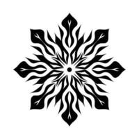 Best Christmas Snowflake vector