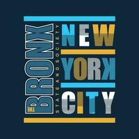 the bronx vector t shirt print, typography graphic design, and other use