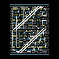 nyc usa abstract graphic, typography t shirt, vector design illustration, good for casual style