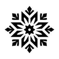 Merry Christmas Snowflake vector