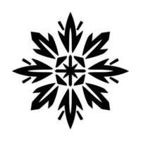 Best Christmas Snowflake vector