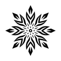 Merry Christmas Snowflake vector
