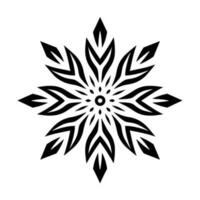 Merry Christmas Snowflake vector