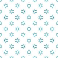 Magen David star pattern vector illustration. Jewish Israeli symbol pattern, ornament. Star of David background.