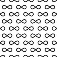 Seamless pattern with infinity symbol. vector