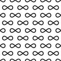 Seamless pattern with infinity symbol. vector