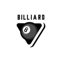 vector illustration of billiard balls