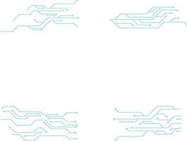 Tech Circuit board pattern for decoration design and illustration. vector