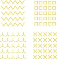 Memphis Geometric Asset retro graphics, minimal graphic geometric elements lines.vector pro vector