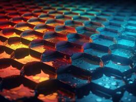 Dark abstract background organic shapes Abstract geometric mosaic pattern created with technology photo