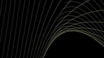 astratto digitale particella onda e luci sfondo ,animazione informatica o tecnologia sfondo. video