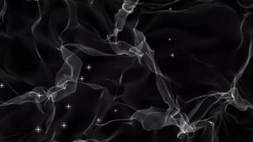 abstract colorful smoke particle wave background. video