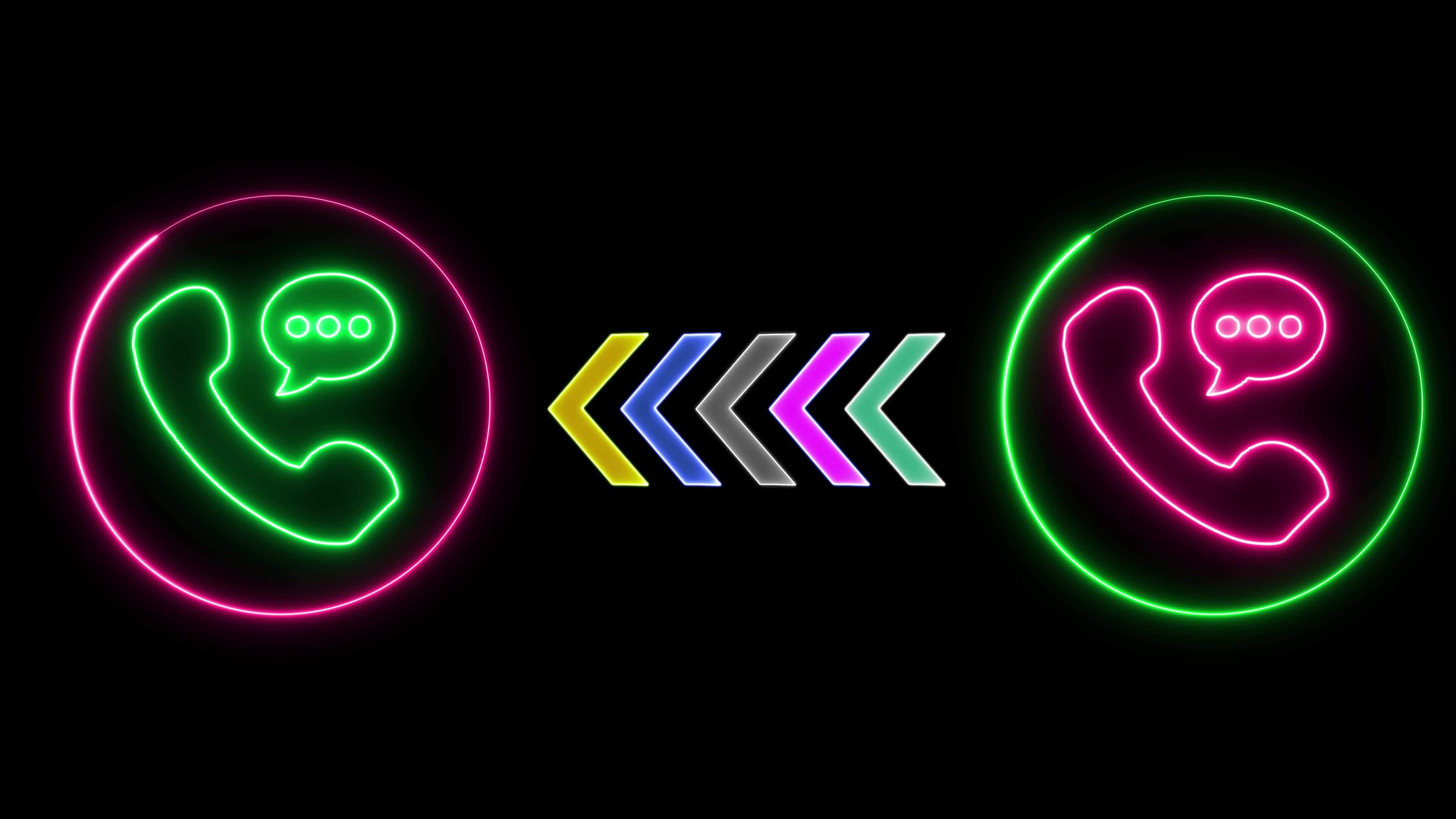 4k call ring icon background Green Screen Animation of phone call icon. Phone ring sign