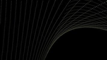 abstrakter digitaler Partikelwellen- und Lichthintergrund, Animations-Cyber oder Technologiehintergrund. video