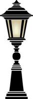 Street lamp.Flashlight.Old style street light. vector