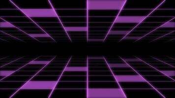 Retro Background Futuristic Grid landscape of the 80s and 90s Style Animation Backgrounds video